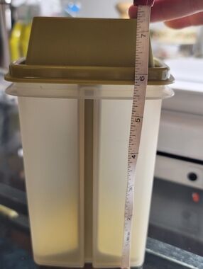 Tupperware Olive Green Pickle Keeper.